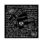 Thick Stencil 18 x 18 cm - Around the World - Letters - 1 - Stamperia - Tidformera