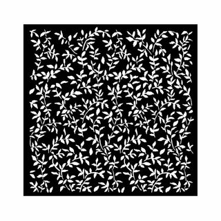 Thick Stencil 18 x 18 cm - Garden - Leaves Pattern - 1 - Stamperia - Tidformera