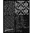 Thick Stencil 20 x 25 cm - Brocante Antiques - Mixed Patterns - 1 - Stamperia - Tidformera