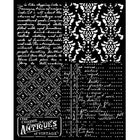 Thick Stencil 20 x 25 cm - Brocante Antiques - Mixed Patterns - 1 - Stamperia - Tidformera