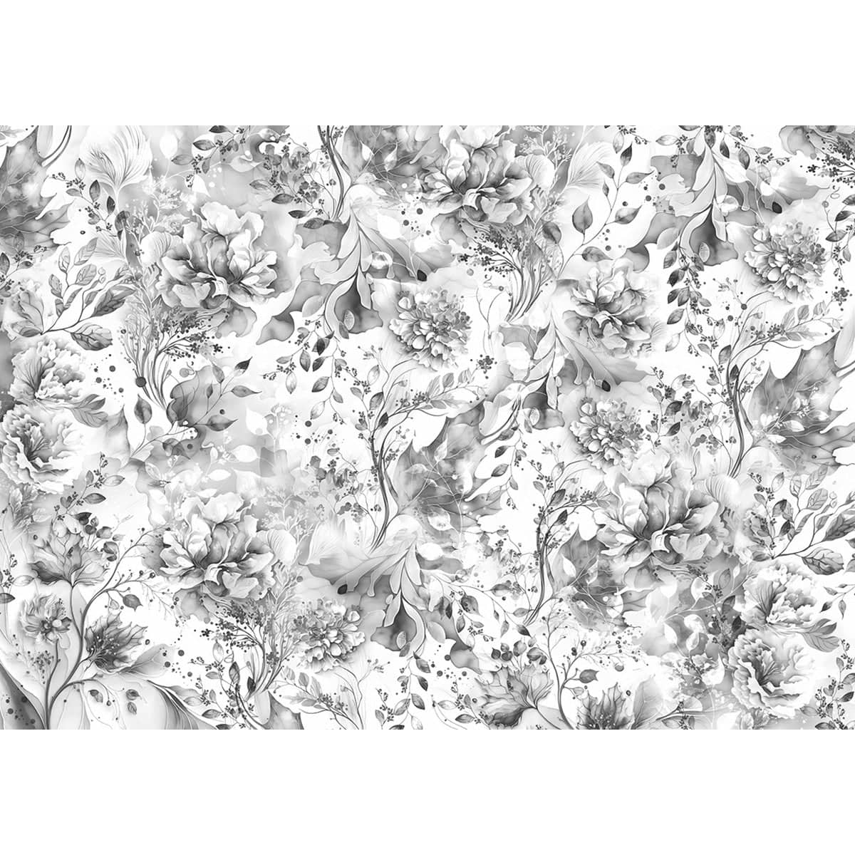 Tissue paper - 69 x 49 cm - Bohemian flowers - 2 - Ciao Bella - Tidformera
