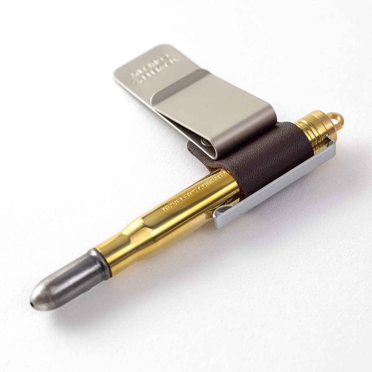 TN 016. Pen Holder (M) Brown - 4 - Traveler's Company - Tidformera