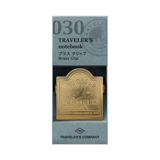 TN Brass Clip 030. Airplane - 1 - Traveler's Company - Tidformera