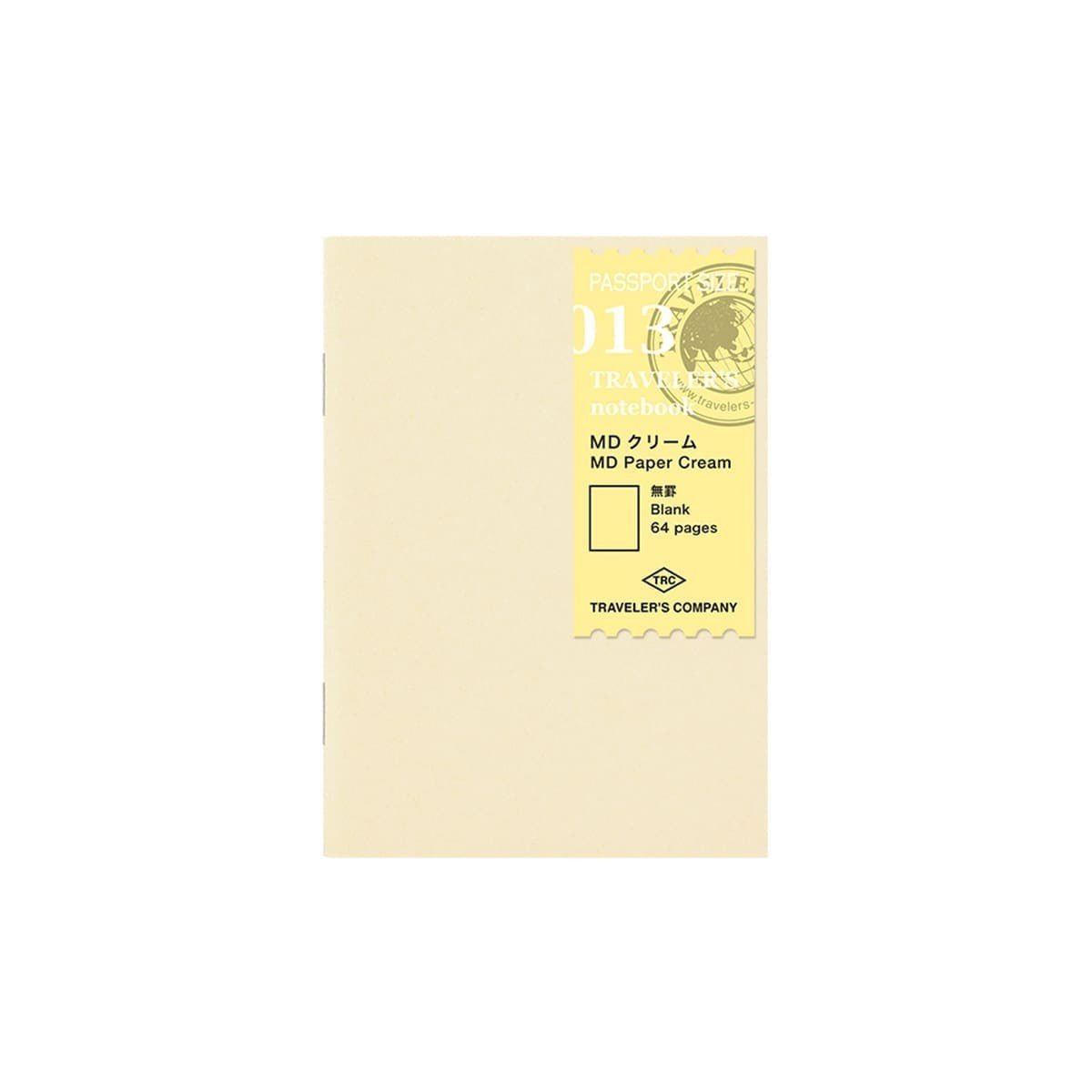 TN Passport Refill 013. MD Paper Cream - Traveler's Company - Tidformera
