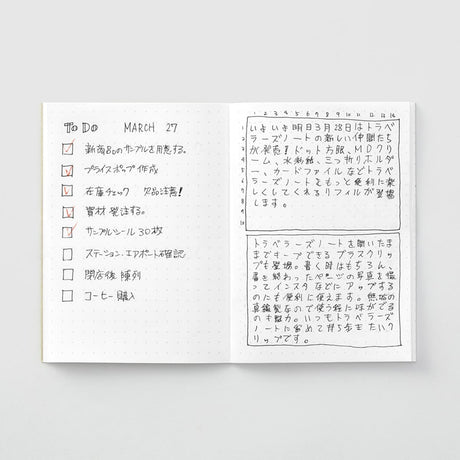 TN Passport Refill 014. Dot grid - 2 - Traveler's Company - Tidformera
