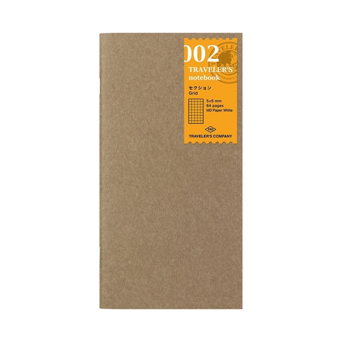 TN Regular Refill 002. Grid notebook - Traveler's Company - Tidformera