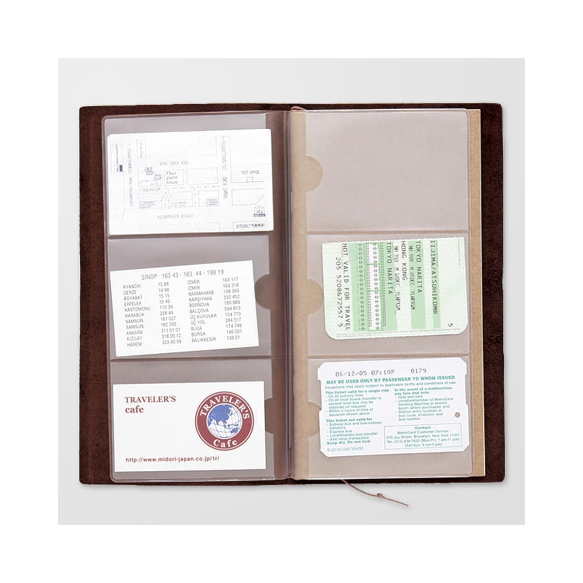 TN Regular Refill 007. Card file - Traveler's Company - Tidformera