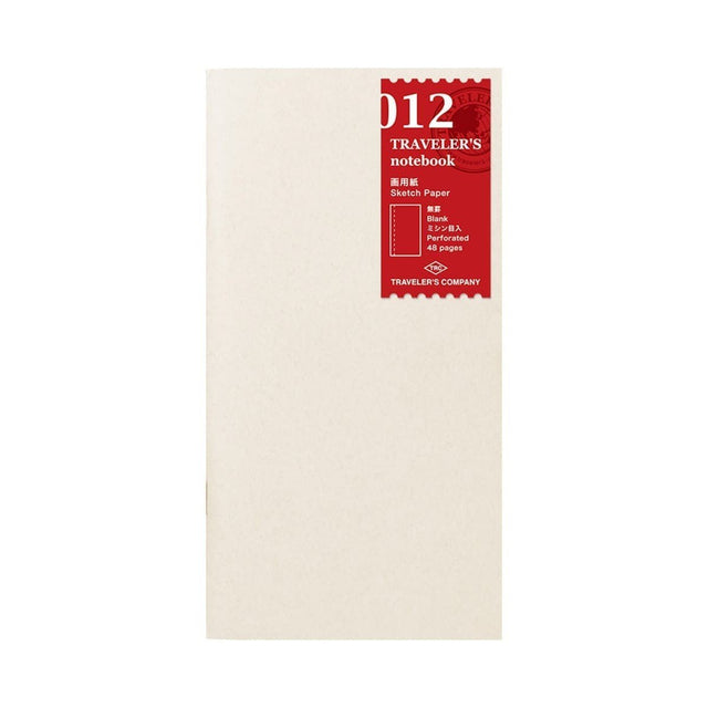 TN Regular Refill 012. Sketch Paper - 1 - Traveler's Company - Tidformera