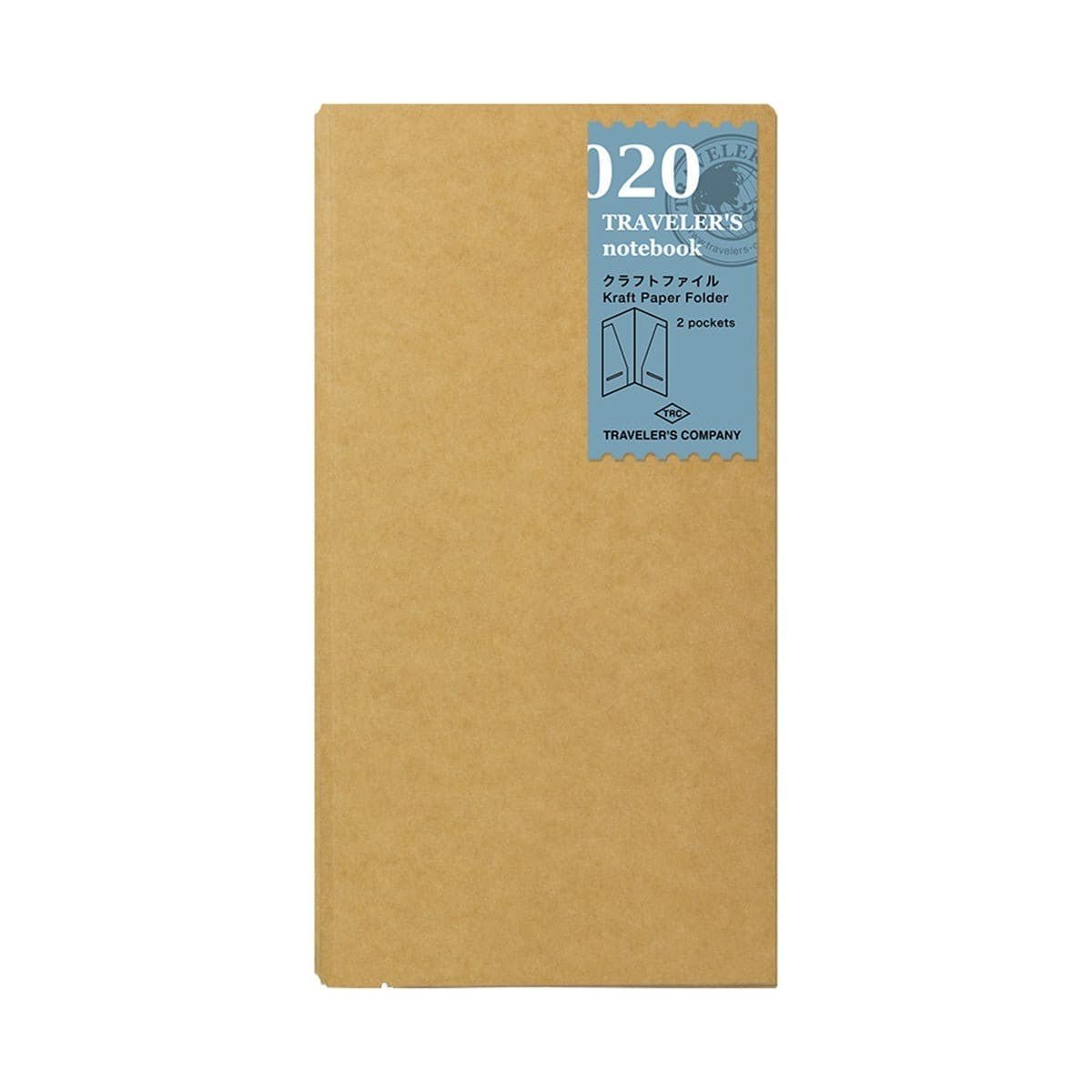 TN Regular Refill 020. Kraft Paper Folder - Traveler's Company - Tidformera