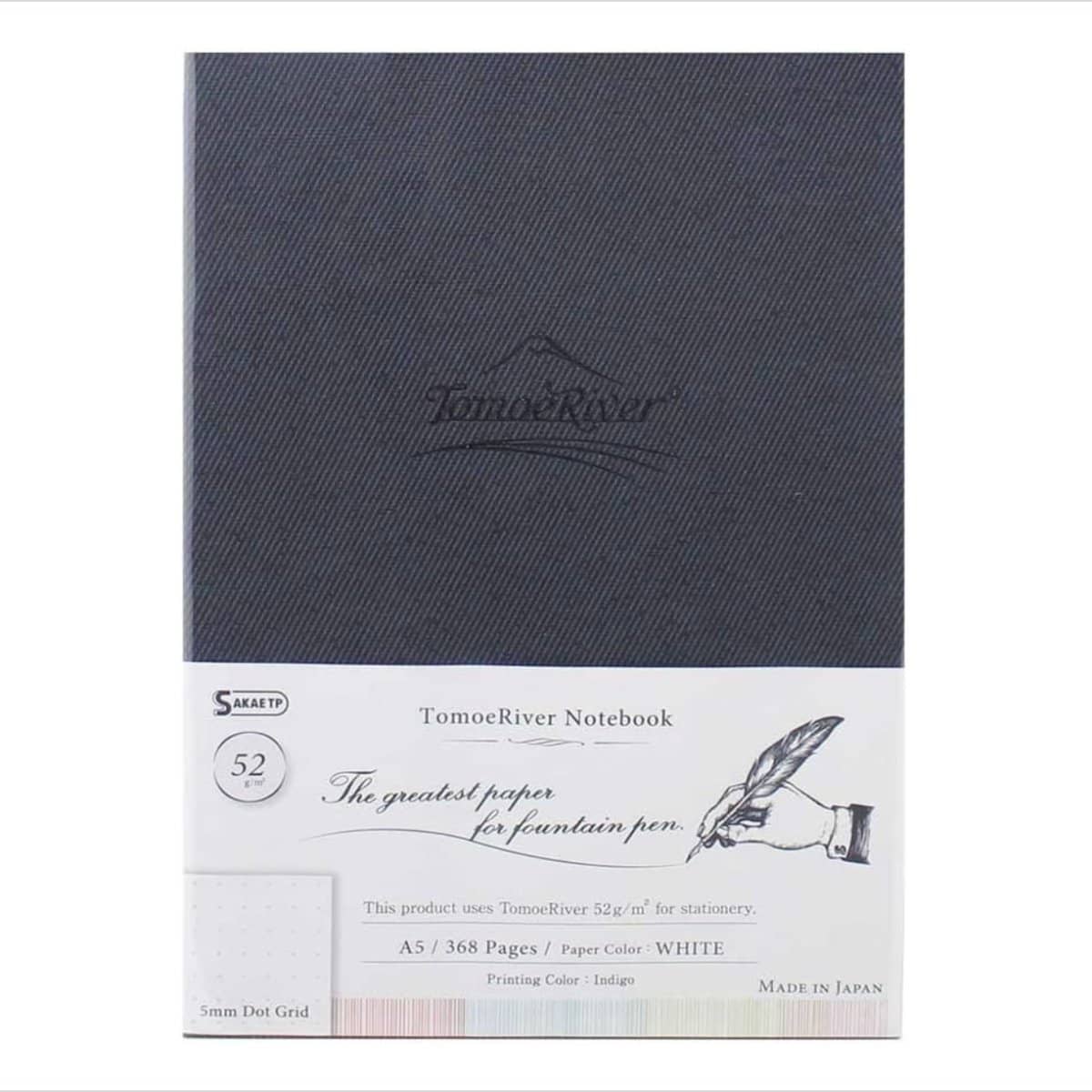TomoeRiver Notebook Hardcover - A5 - Dot Grid - 1 - Sakae TP - Tidformera