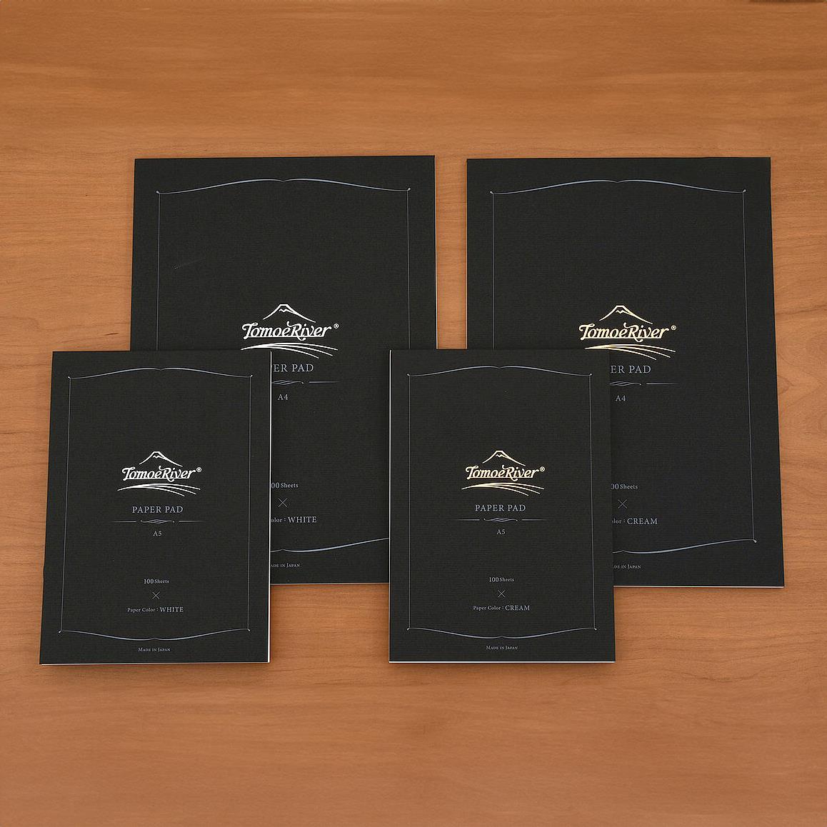 TomoeRiver Paper Pad A4 - Plain - Cream - 3 - Sakae TP - Tidformera