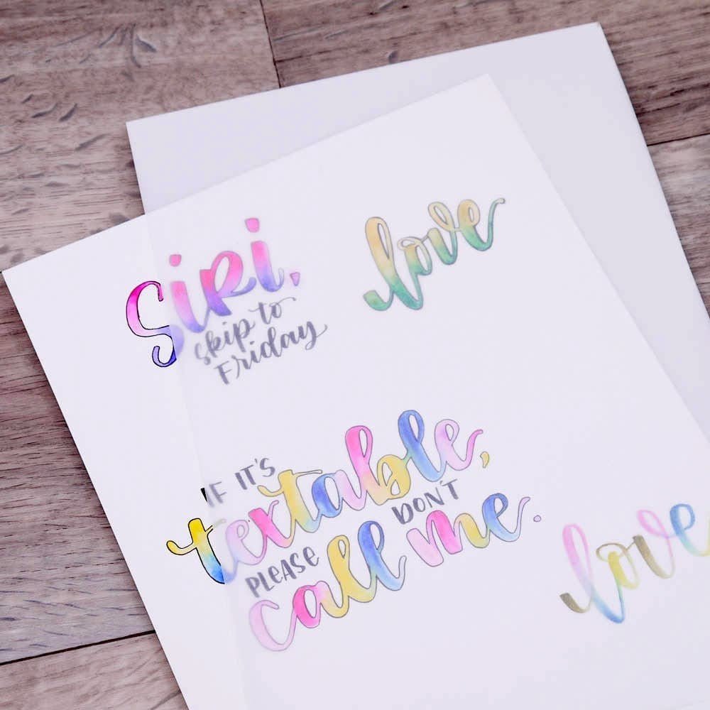 Tracing paper A4 från Royal Talens - Blocket används och det är fin text - Tidformera