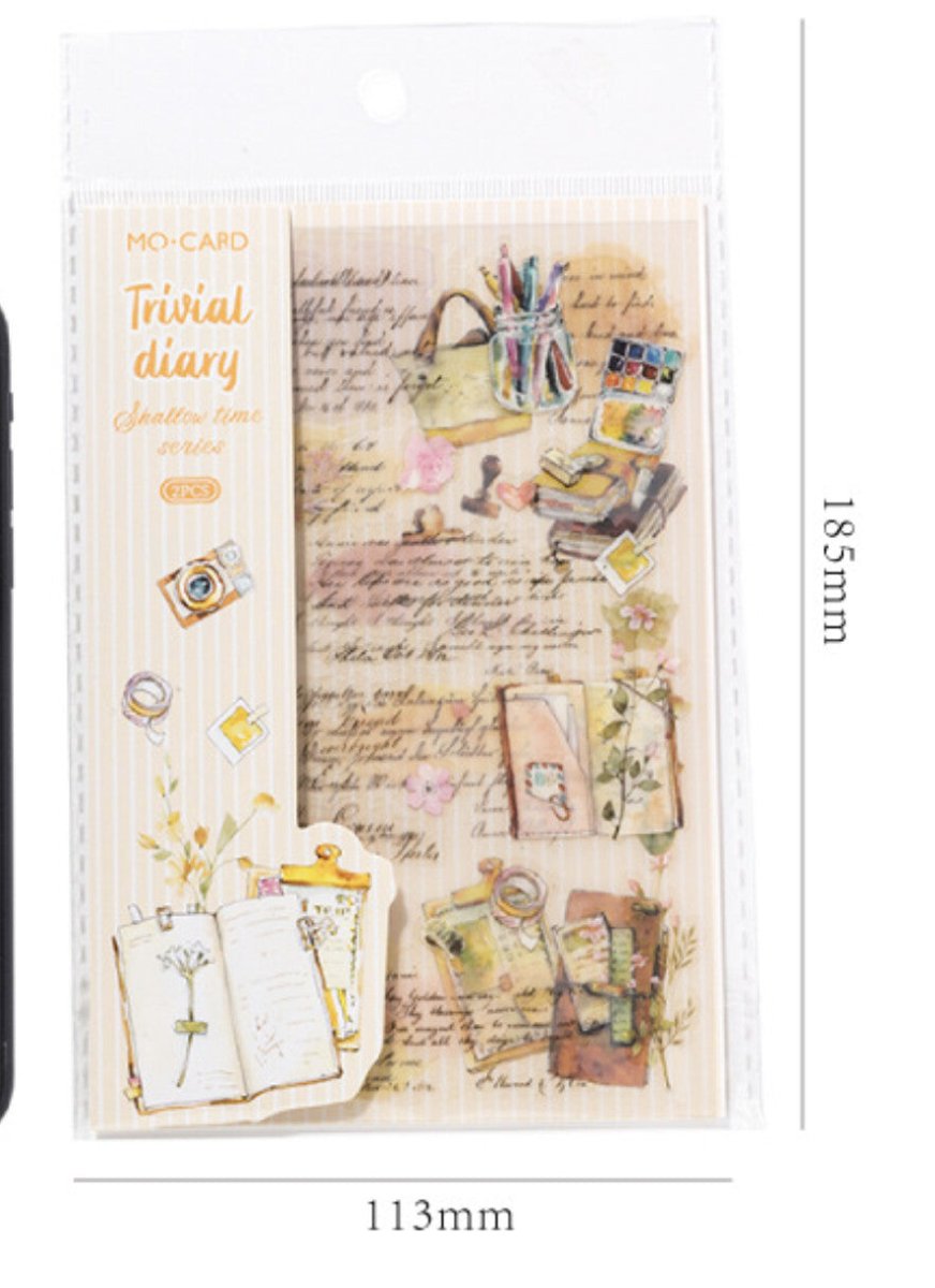 Transfer sticker - 2 - pack - Aerobic green plant - 6 - Mo Card - Tidformera