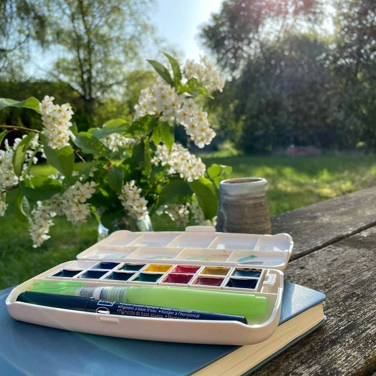 Transparent Watercolor Set 14 färger - 1 - ZIG Kuretake - Tidformera