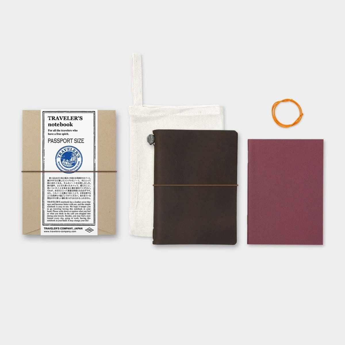 TRAVELER'S notebook Passport Leather Cover Brown - 1 - Traveler's Company - Tidformera