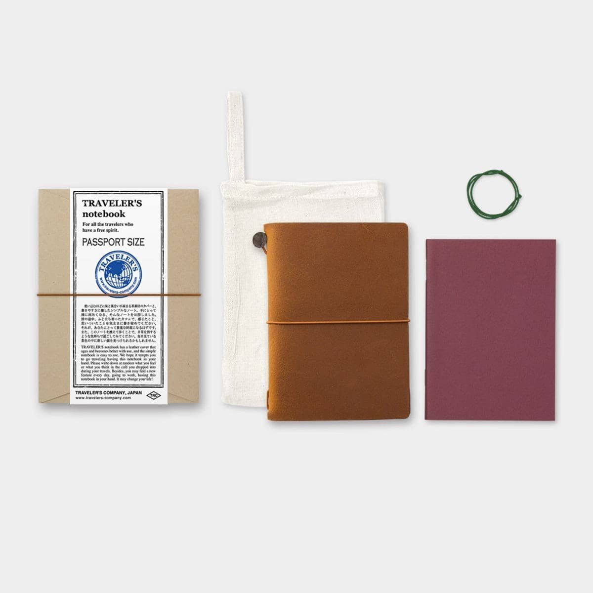 TRAVELER'S notebook Passport Leather Cover Camel - 1 - Traveler's Company - Tidformera