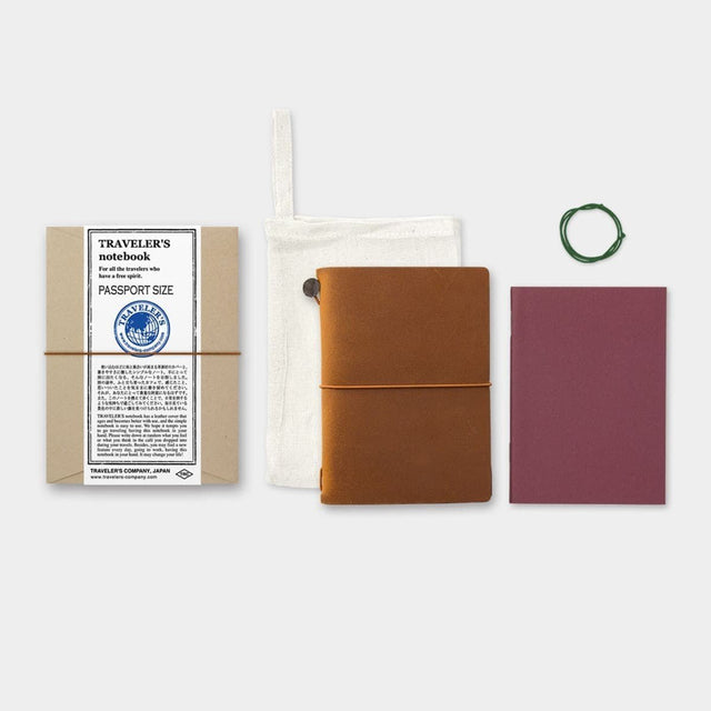 TRAVELER'S notebook Passport Leather Cover Camel - 1 - Traveler's Company - Tidformera
