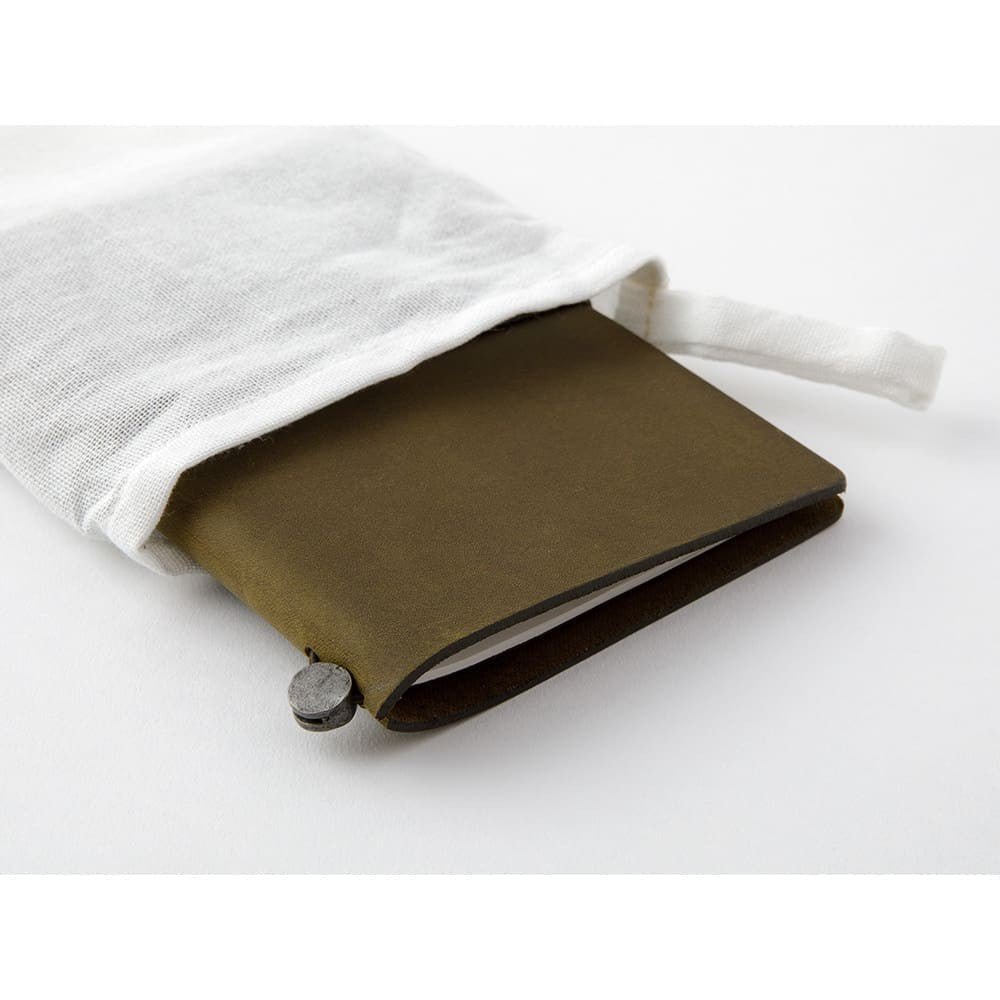 TRAVELER'S notebook Passport Leather Cover Olive - 7 - Traveler's Company - Tidformera