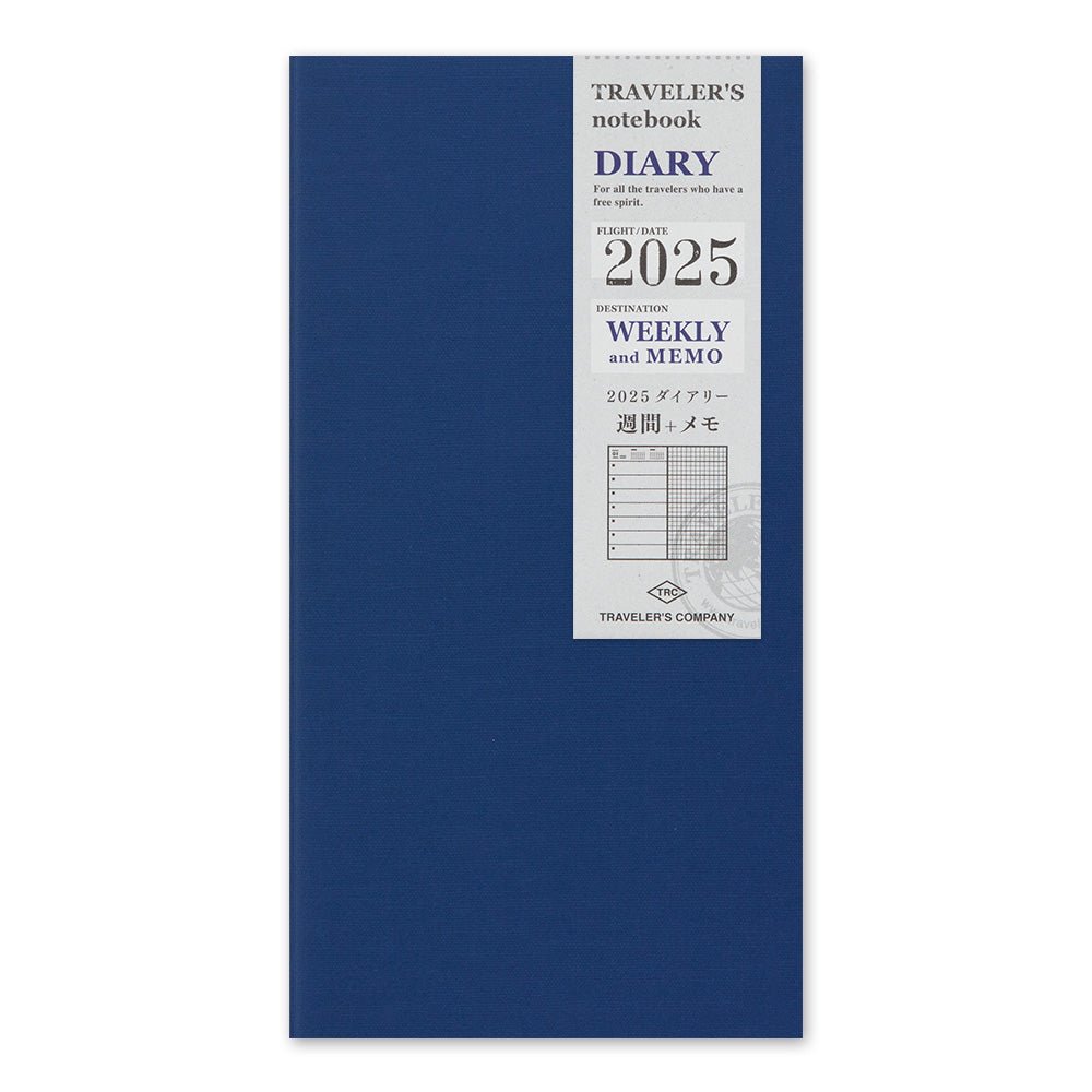 TRC 2025 Weekly + Memo Diary Regular size - 1 - Traveler's Company - Tidformera