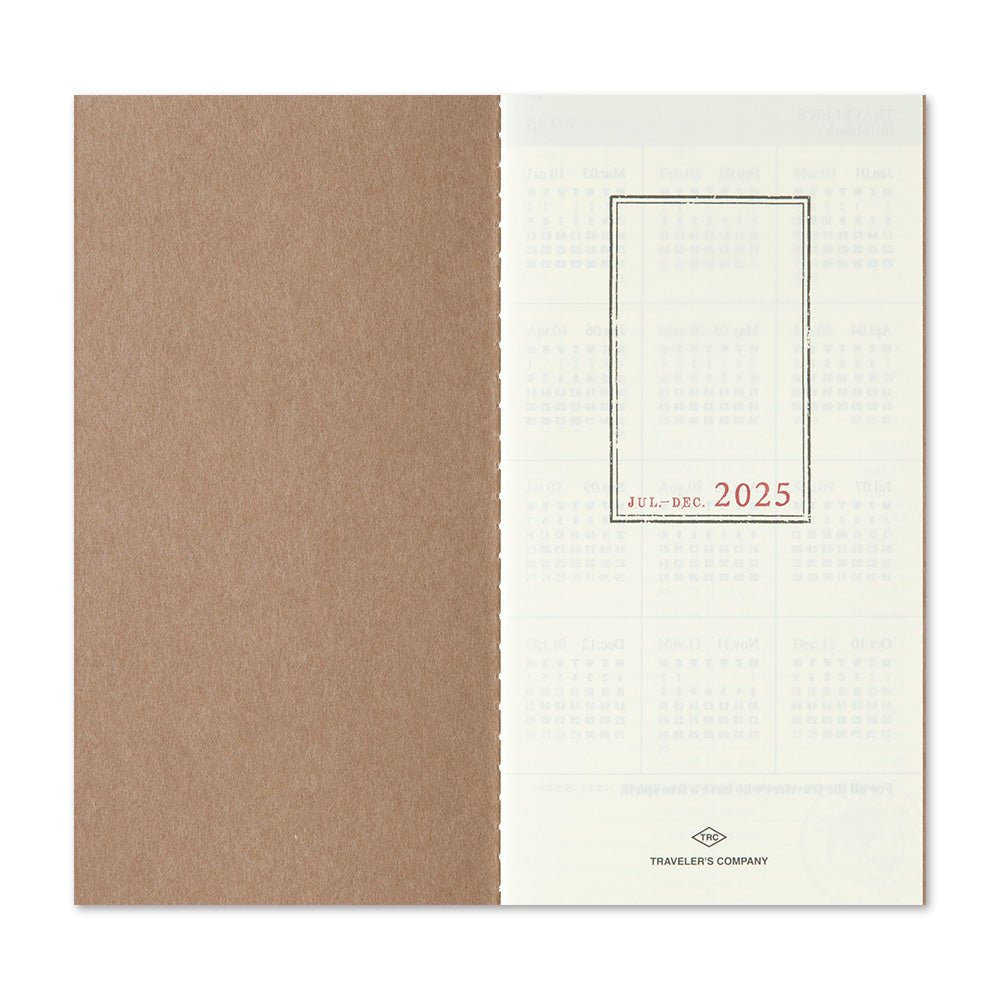 TRC 2025 Weekly Vertical Diary Regular size - 3 - Traveler's Company - Tidformera