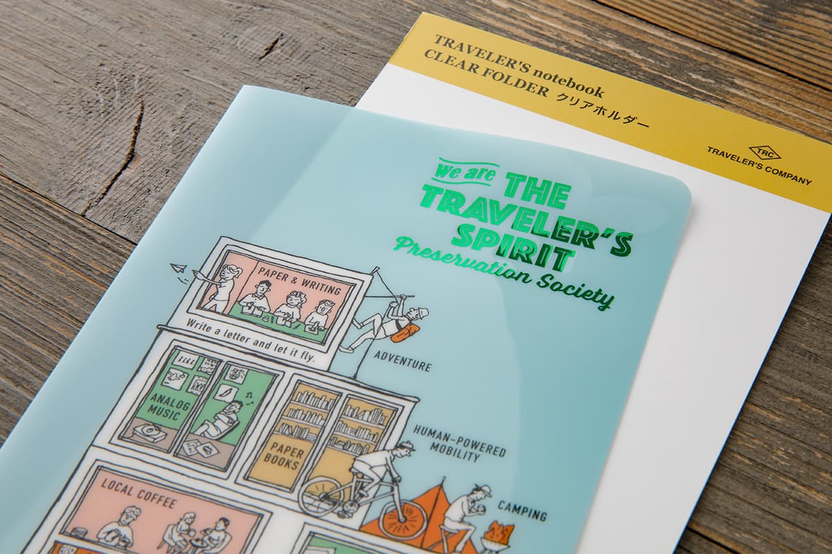 TRC 2026 Clear folder Regular size - 3 - Traveler's Company - Tidformera