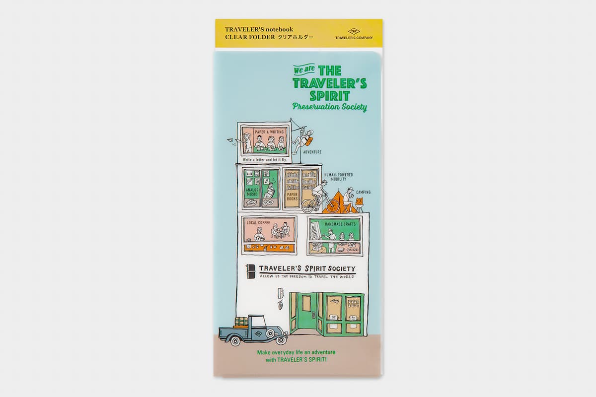 TRC 2026 Clear folder Regular size - 1 - Traveler's Company - Tidformera