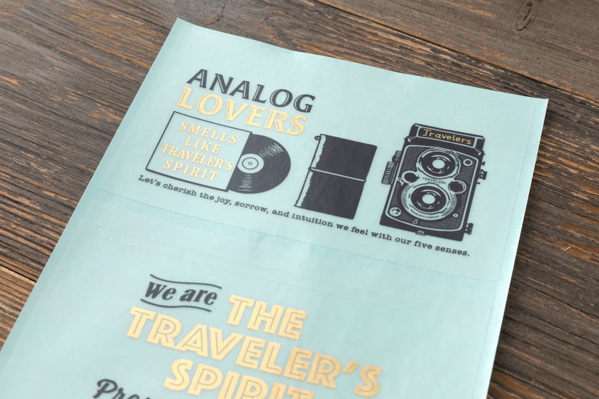 TRC 2026 Customized Sticker set - 5 - Traveler's Company - Tidformera