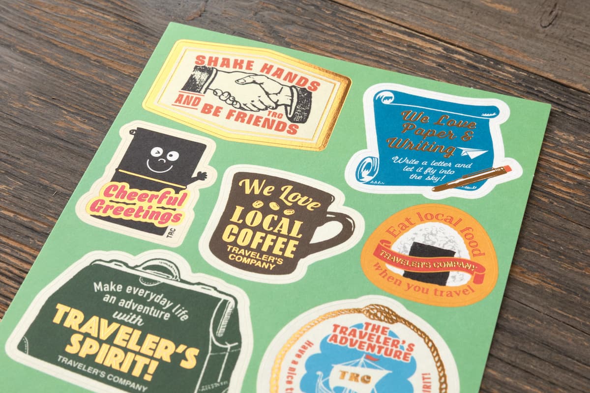 TRC 2026 Customized Sticker set - 6 - Traveler's Company - Tidformera