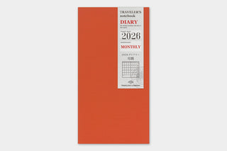 TRC 2026 Monthly Diary Regular size - 1 - Traveler's Company - Tidformera