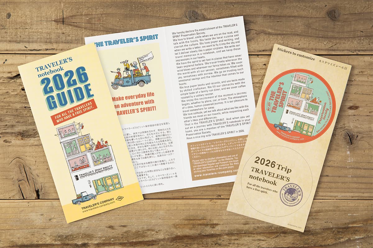 TRC 2026 Monthly Diary Regular size - 11 - Traveler's Company - Tidformera