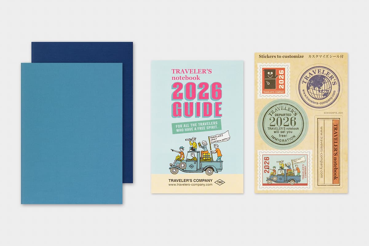 TRC 2026 Weekly Diary Passport size - 2 - Traveler's Company - Tidformera