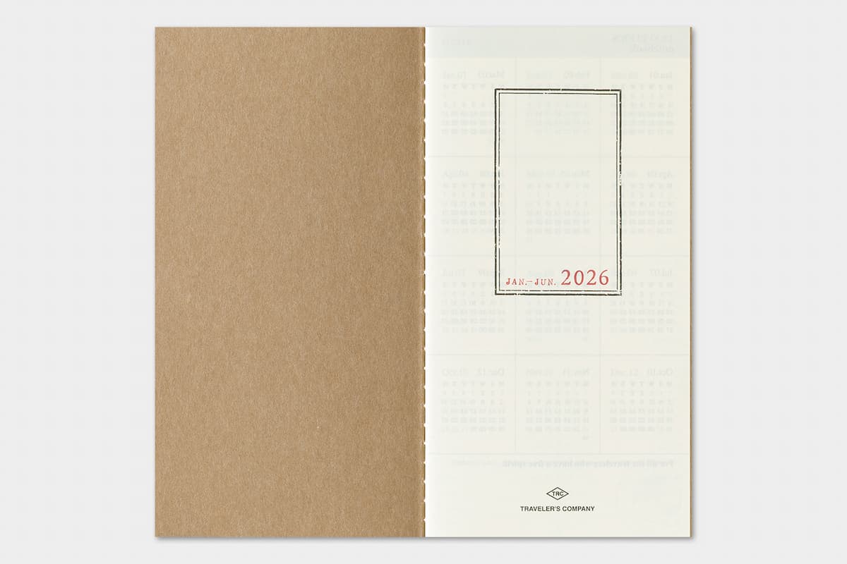 TRC 2026 Weekly Vertical Diary Regular size - 3 - Traveler's Company - Tidformera