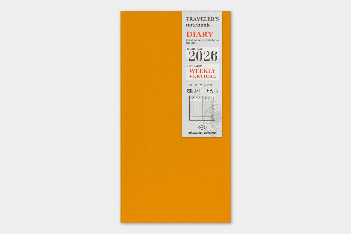 TRC 2026 Weekly Vertical Diary Regular size - 1 - Traveler's Company - Tidformera