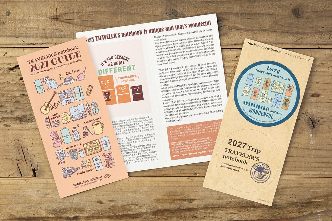 TRC 2027 Monthly Diary Regular size - 1 - Traveler's Company - Tidformera