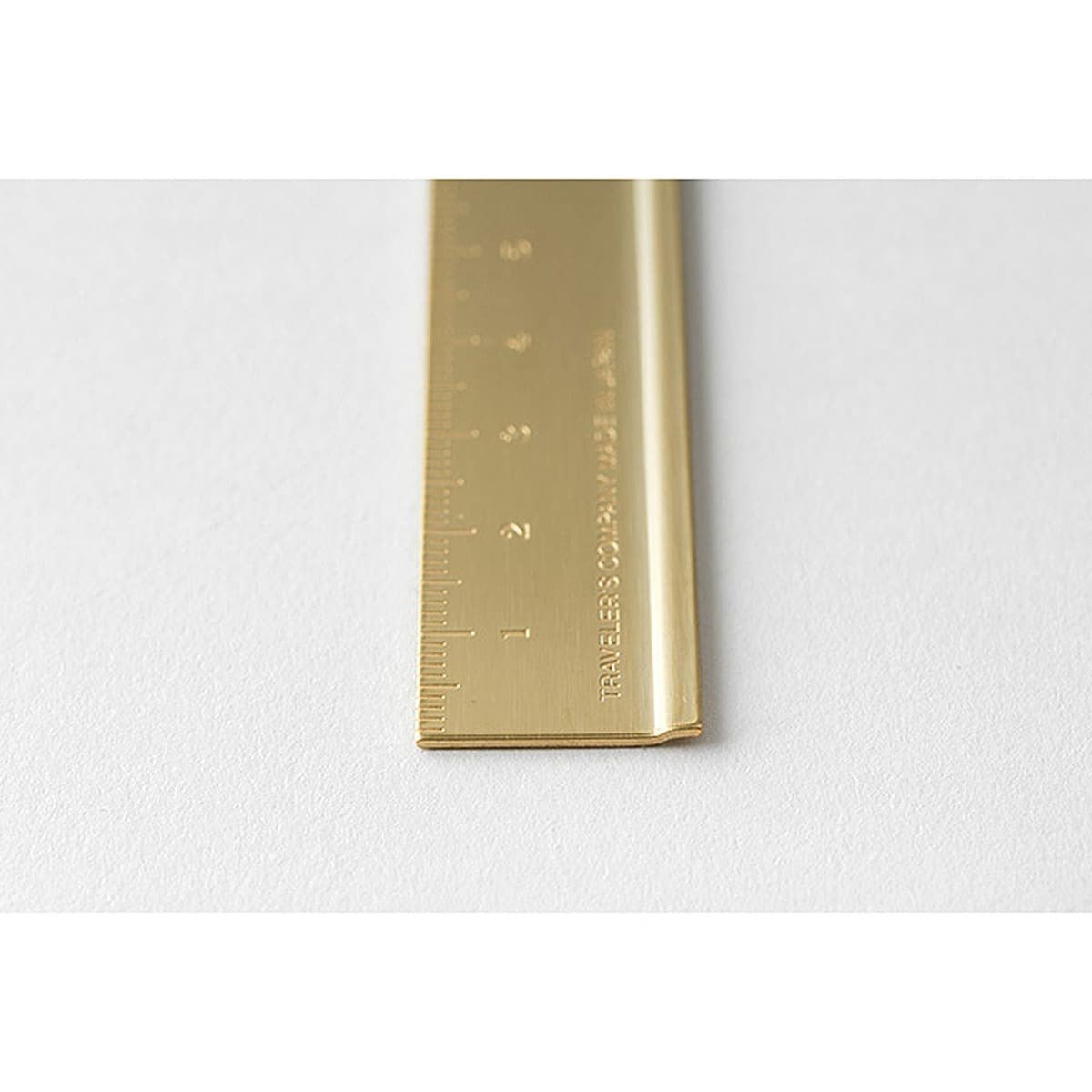 TRC Brass Mässing  - Ruler - 3 - Traveler's Company - Tidformera
