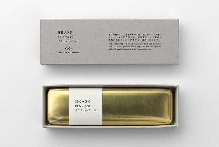 TRC Brass Pencase Solid Brass - 1 - Traveler's Company - Tidformera