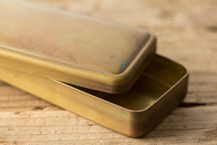 TRC Brass Pencase Solid Brass - 7 - Traveler's Company - Tidformera