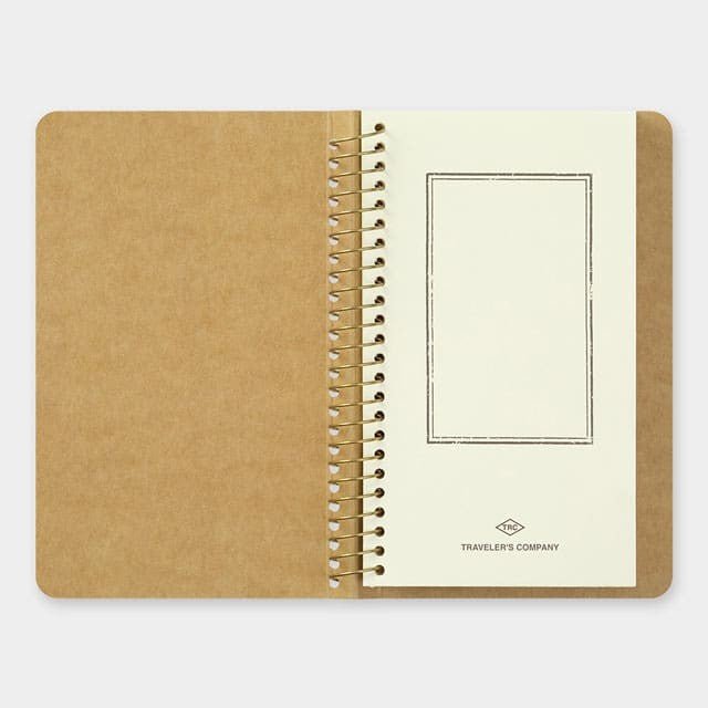 TRC SPIRAL RING NOTEBOOK A6 Slim Paper Pocket - 3 - Traveler's Company - Tidformera