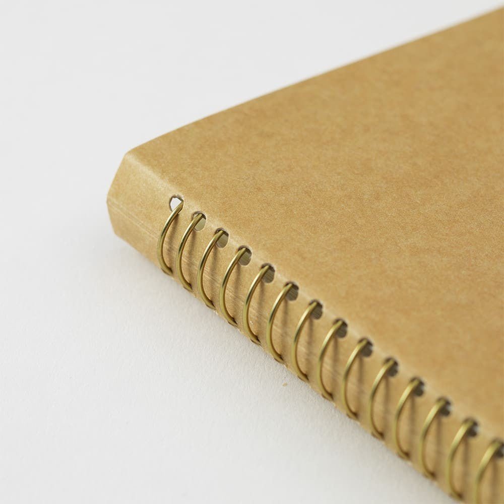 TRC SPIRAL RING NOTEBOOK A6 Slim Paper Pocket - 5 - Traveler's Company - Tidformera