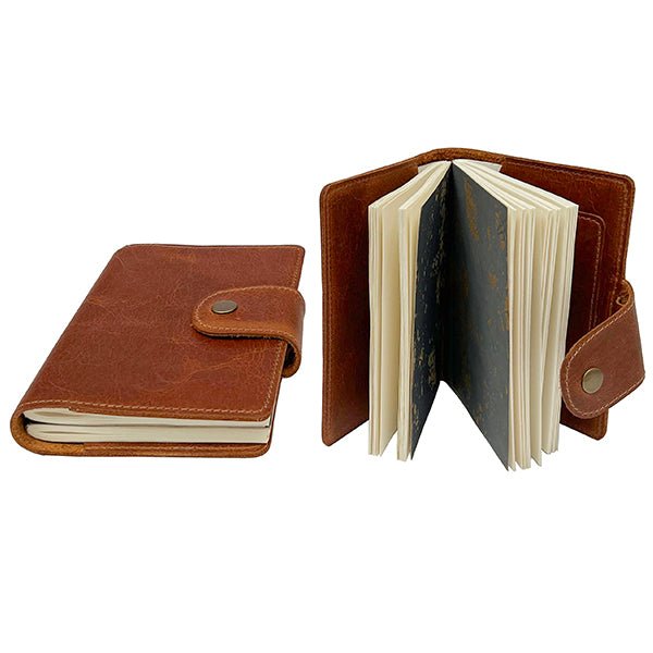 Trotteur Leather Notebook 13 x 18 - 2 - Lamali - Tidformera