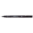 Uni Pin Chisel Pen Black - 1,0 - 1 - Uni Mitsubishi Pencil - Tidformera