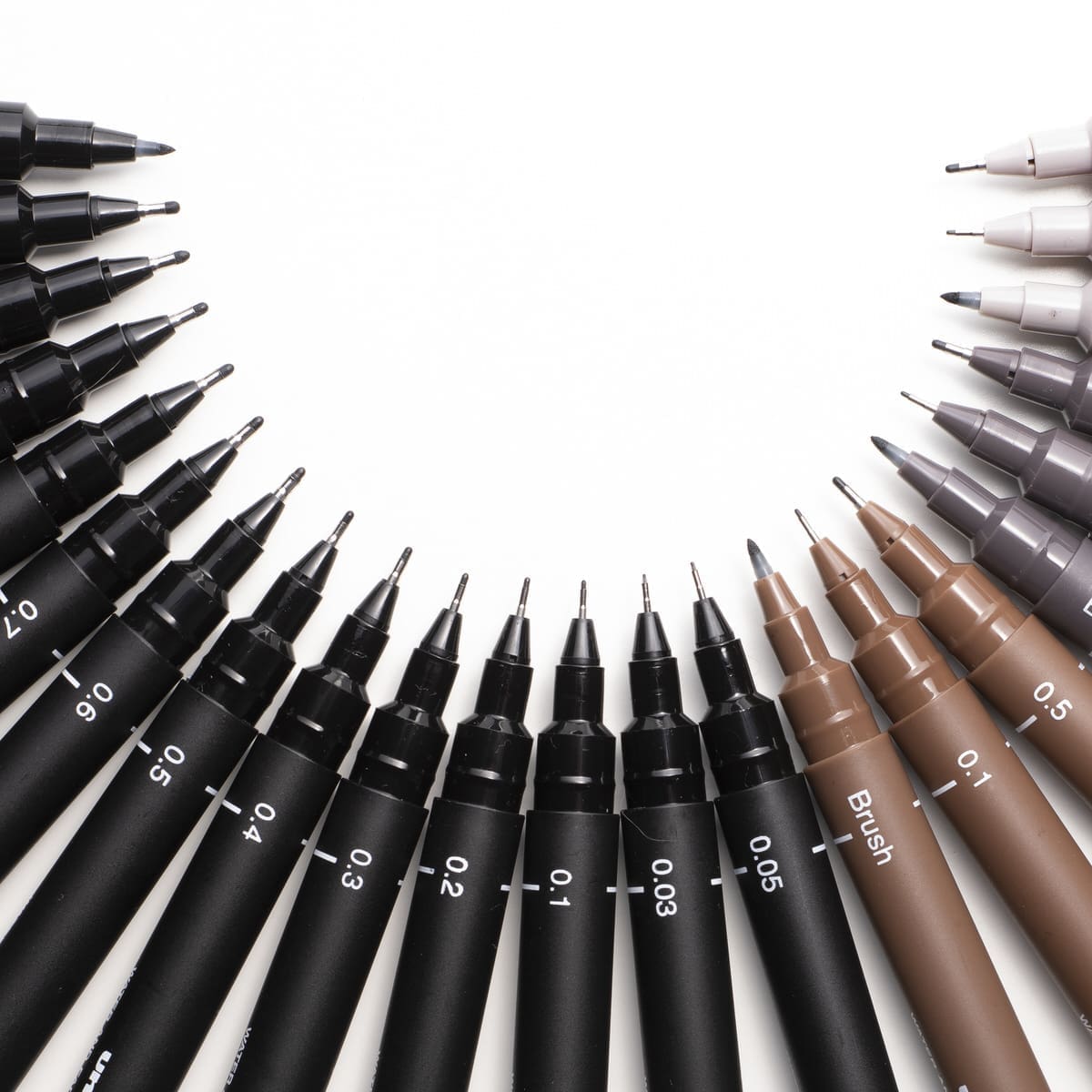 Uni Pin Fineliner Black 0,03 - 3 - Uni Mitsubishi Pencil - Tidformera