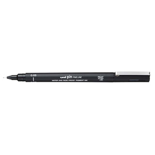 Uni Pin Fineliner Black 0,03 - 1 - Uni Mitsubishi Pencil - Tidformera