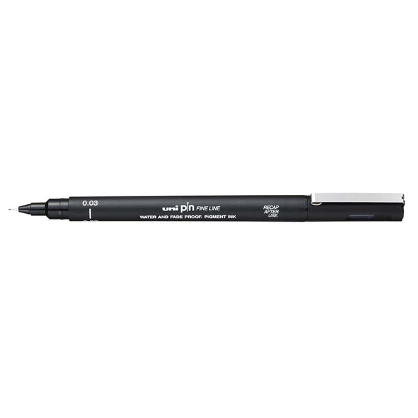 Uni Pin Fineliner Black 0,03 - 1 - Uni Mitsubishi Pencil - Tidformera