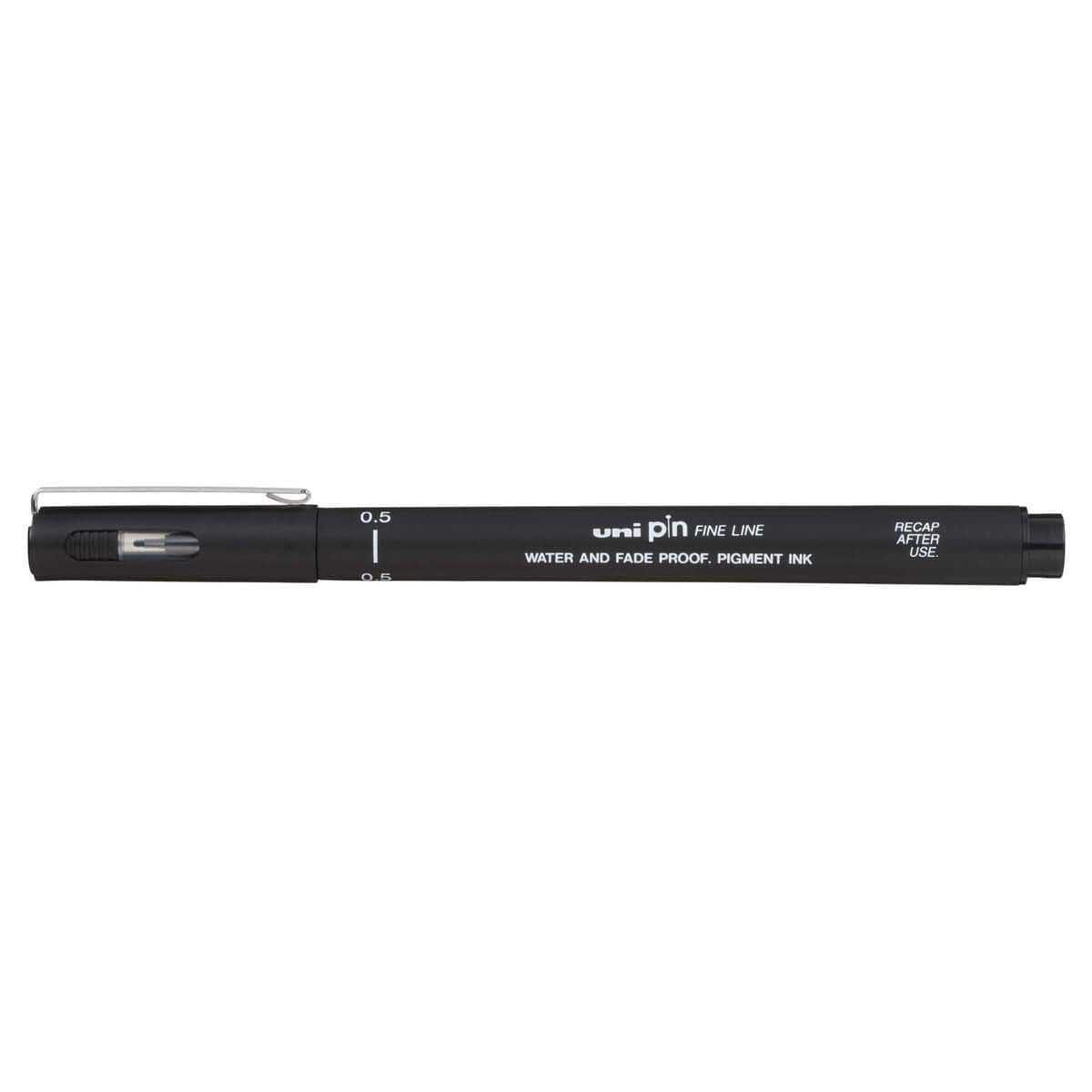 Uni Pin Fineliner Black 0,5 - Uni Mitsubishi Pencil - Tidformera