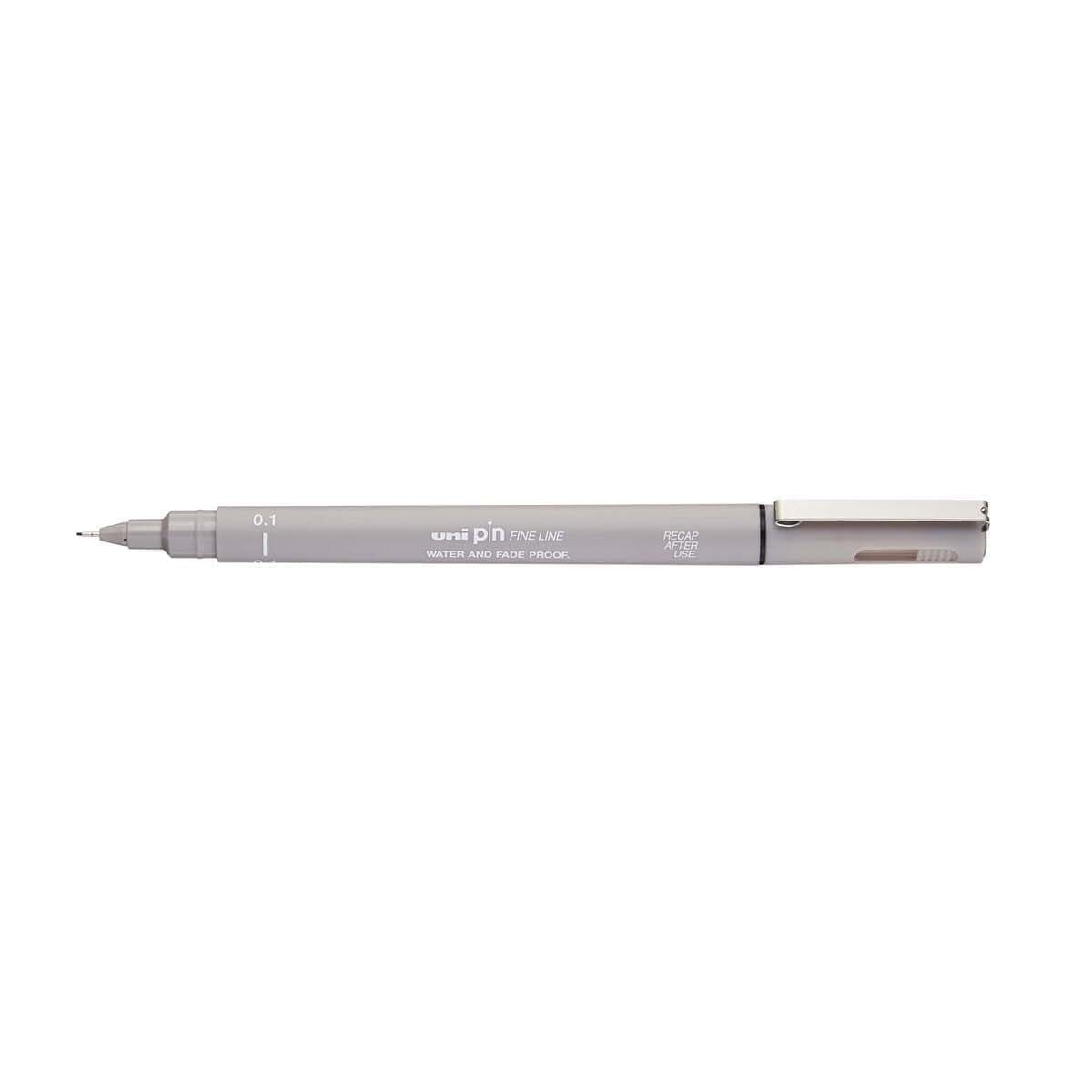 Uni Pin Fineliner Light Gray 0,1 - Uni Mitsubishi Pencil - Tidformera