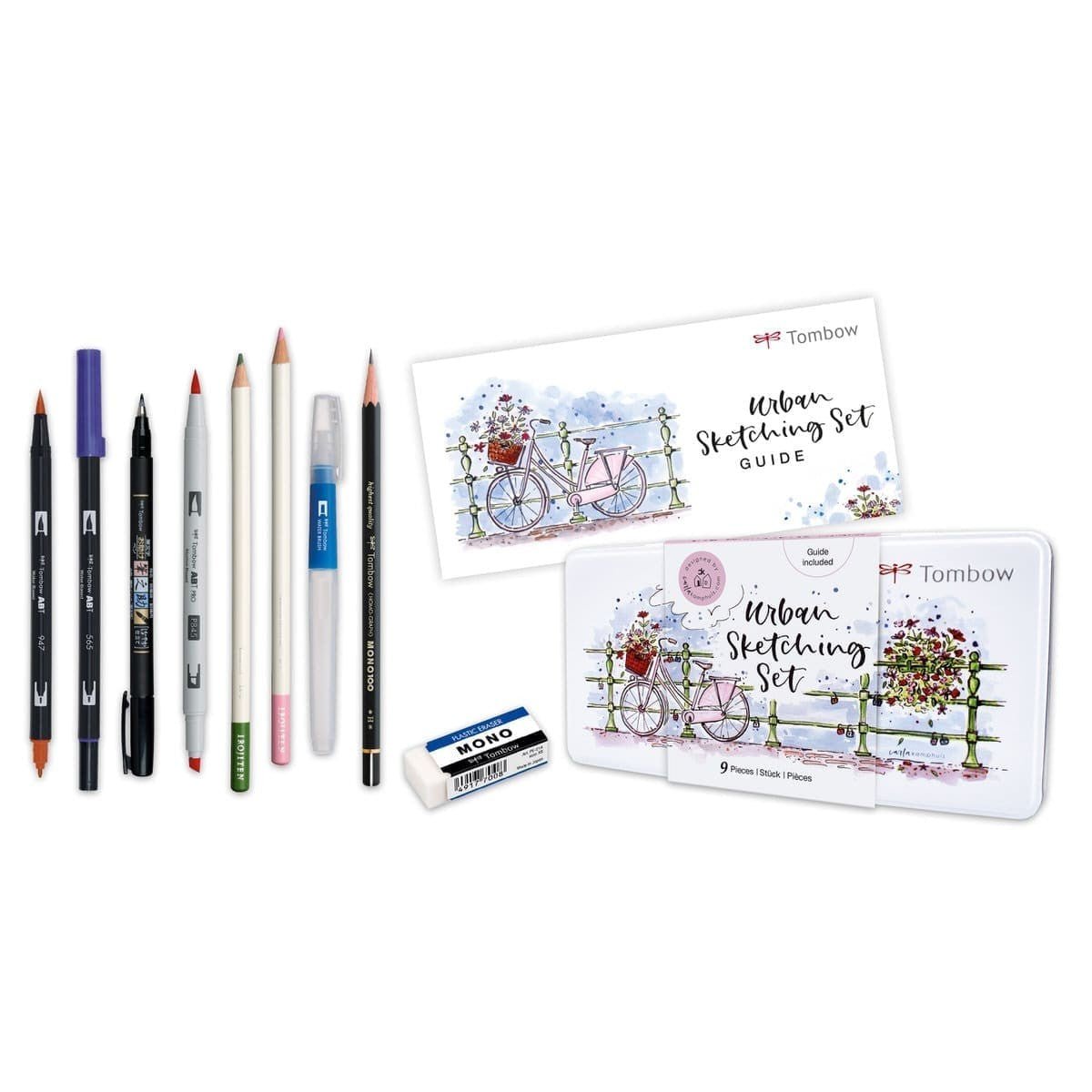 Urban sketching set - 3 - Tombow - Tidformera
