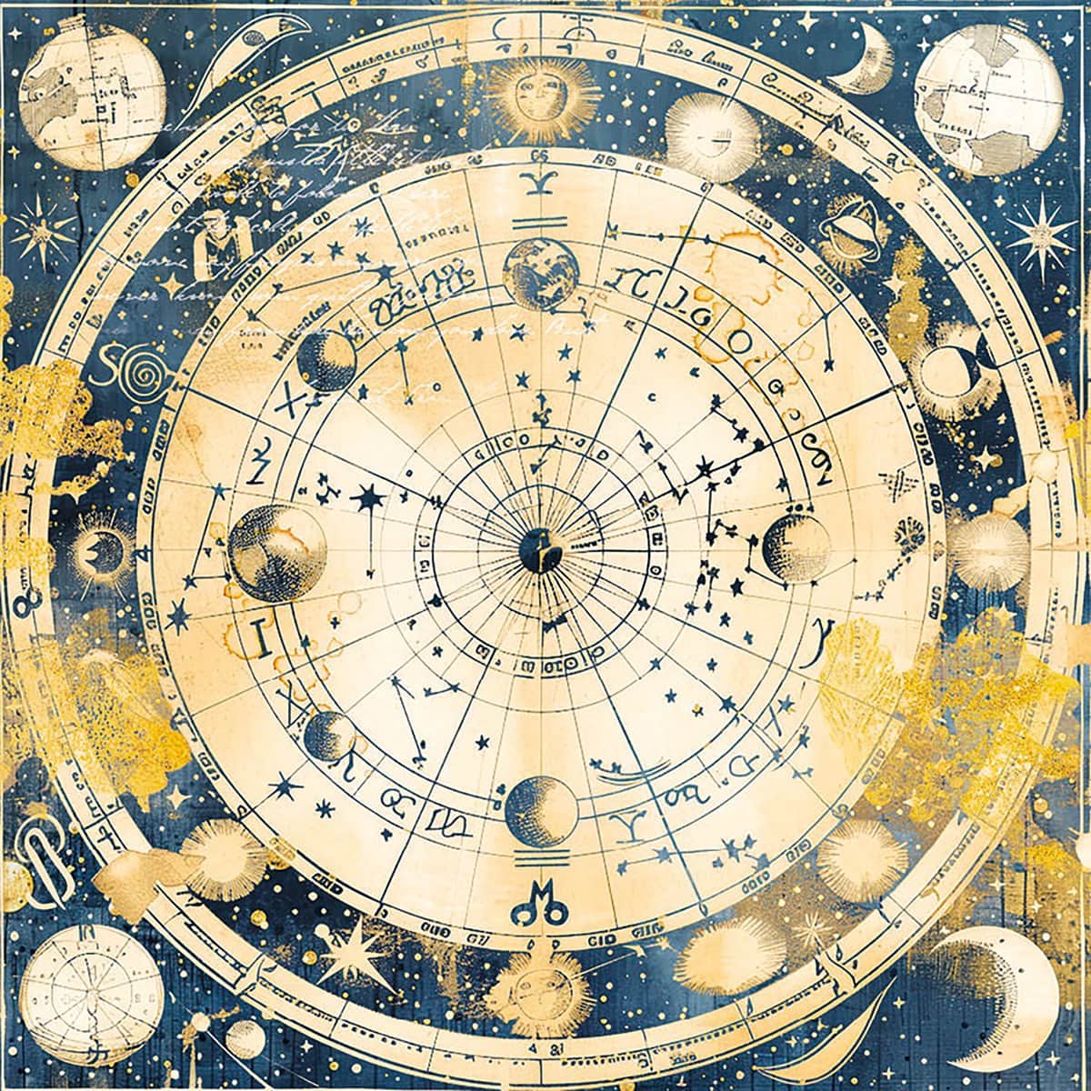 Vellum Paper 15 x 15 cm - Celestial - 6 - pack - 2 - Ciao Bella - Tidformera