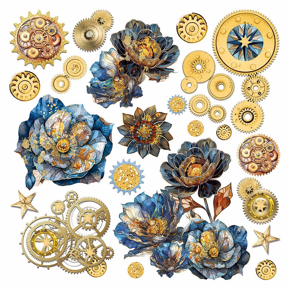 Vellum Paper 15 x 15 cm - Celestial - 6 - pack - 4 - Ciao Bella - Tidformera