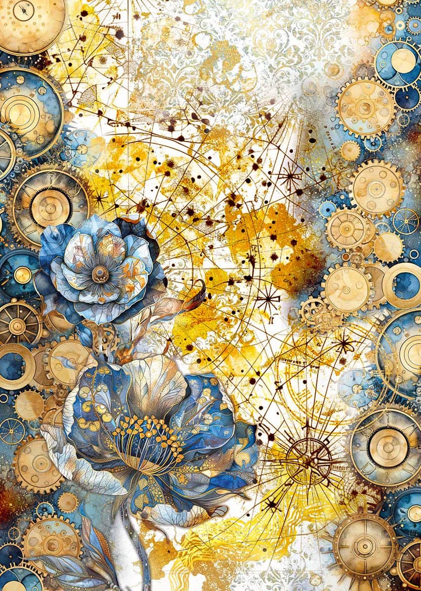 Vellum Paper A4 - Celestial - 6 - pack - 6 - Ciao Bella - Tidformera